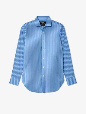 Homme Girls blue button down